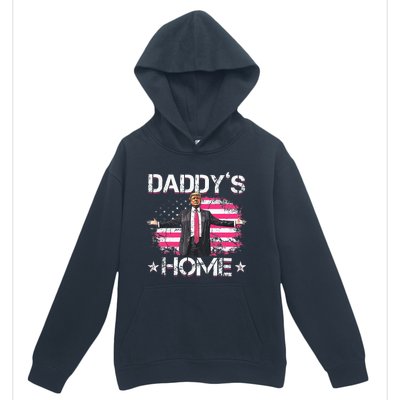 Trump 2024 Daddys Home Funny Trump Urban Pullover Hoodie