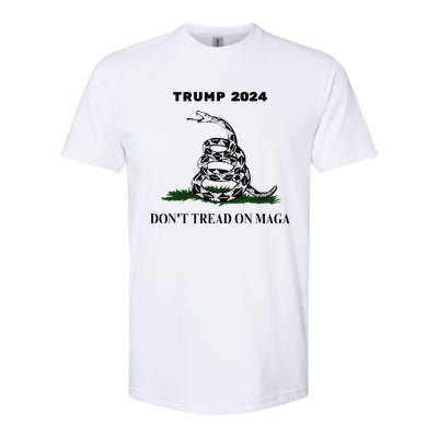 Trump 2024 DonT Tread On Maga Snake Rattlesnake On Grass Softstyle® CVC T-Shirt