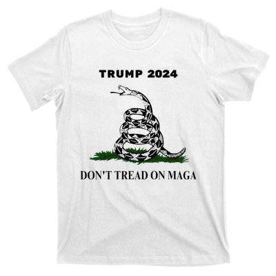 Trump 2024 DonT Tread On Maga Snake Rattlesnake On Grass T-Shirt