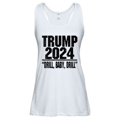 Trump 2024 Drill Baby Drill Funny Pro Trump For Man Woman Ladies Essential Flowy Tank