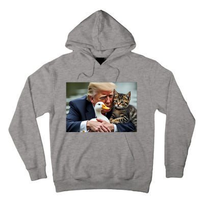 Trump 2024 Duck Kitten Tall Hoodie