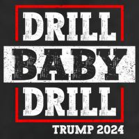Trump 2024 Drill Baby Drill 7 Panel Mesh Trucker Snapback Hat