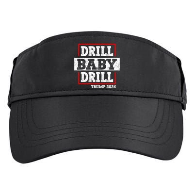 Trump 2024 Drill Baby Drill Adult Drive Performance Visor