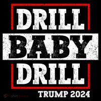 Trump 2024 Drill Baby Drill Flatbill Hat