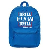Trump 2024 Drill Baby Drill 16 in Basic Backpack