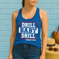 Trump 2024 Drill Baby Drill Womens Tank Top