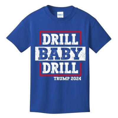 Trump 2024 Drill Baby Drill Kids T-Shirt