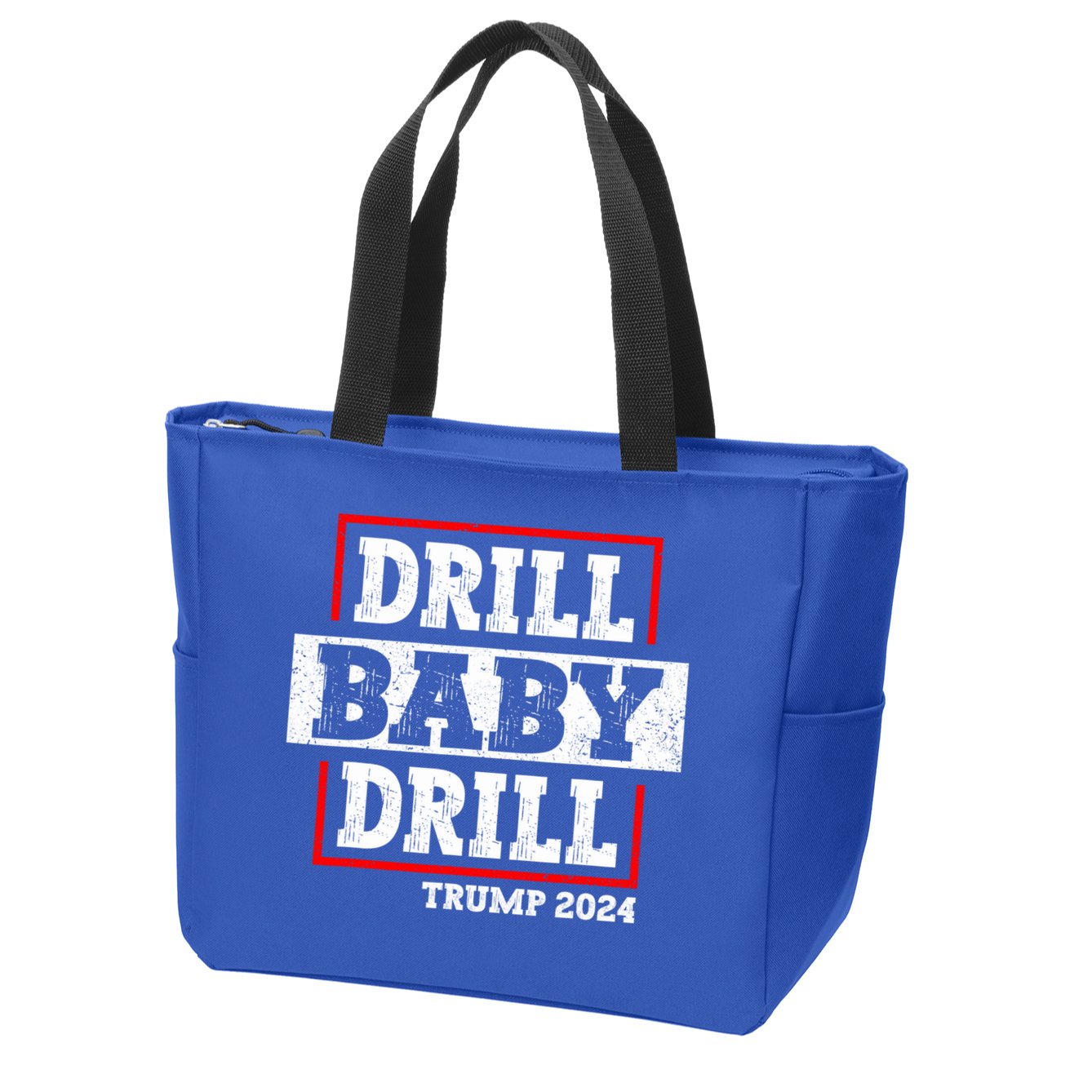 Trump 2024 Drill Baby Drill Zip Tote Bag
