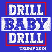 Trump 2024 Drill Baby Drill Zip Tote Bag