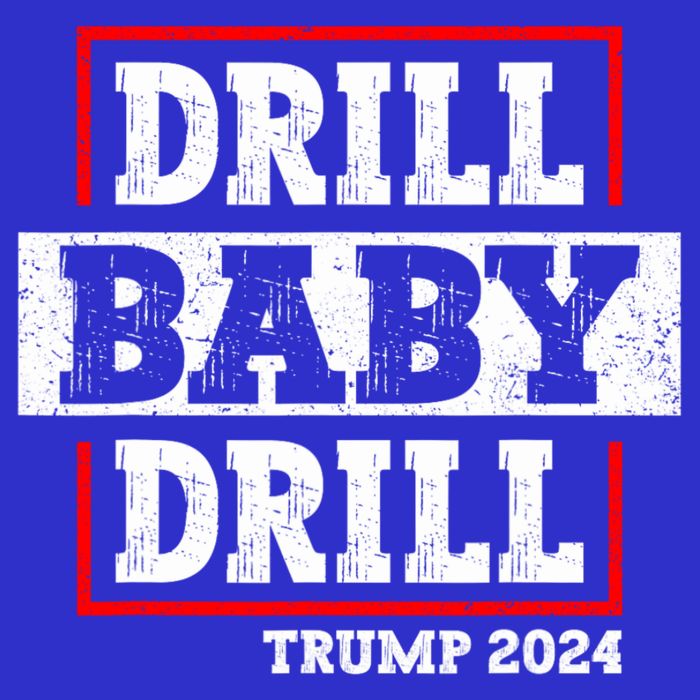 Trump 2024 Drill Baby Drill Zip Tote Bag