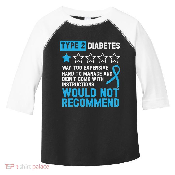 Type 2 Diabetes T2d Warrior Diabetes Awareness Toddler Fine Jersey T-Shirt