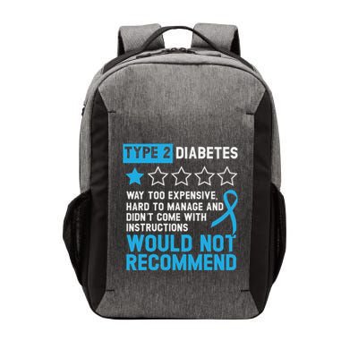 Type 2 Diabetes T2d Warrior Diabetes Awareness Vector Backpack