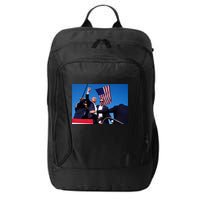 Trump 2024 Donald Trump Fist Pump City Backpack