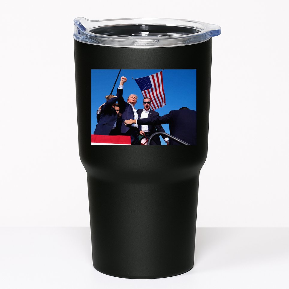 Trump 2024 Donald Trump Fist Pump Tumbler
