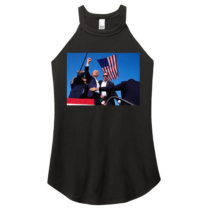 Trump 2024 Donald Trump Fist Pump Women's Perfect Tri Rocker Tank