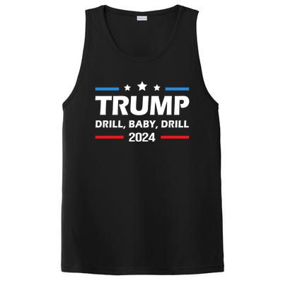 Trump 2024 Drill Drill Funny Pro Trump Cute Gift PosiCharge Competitor Tank