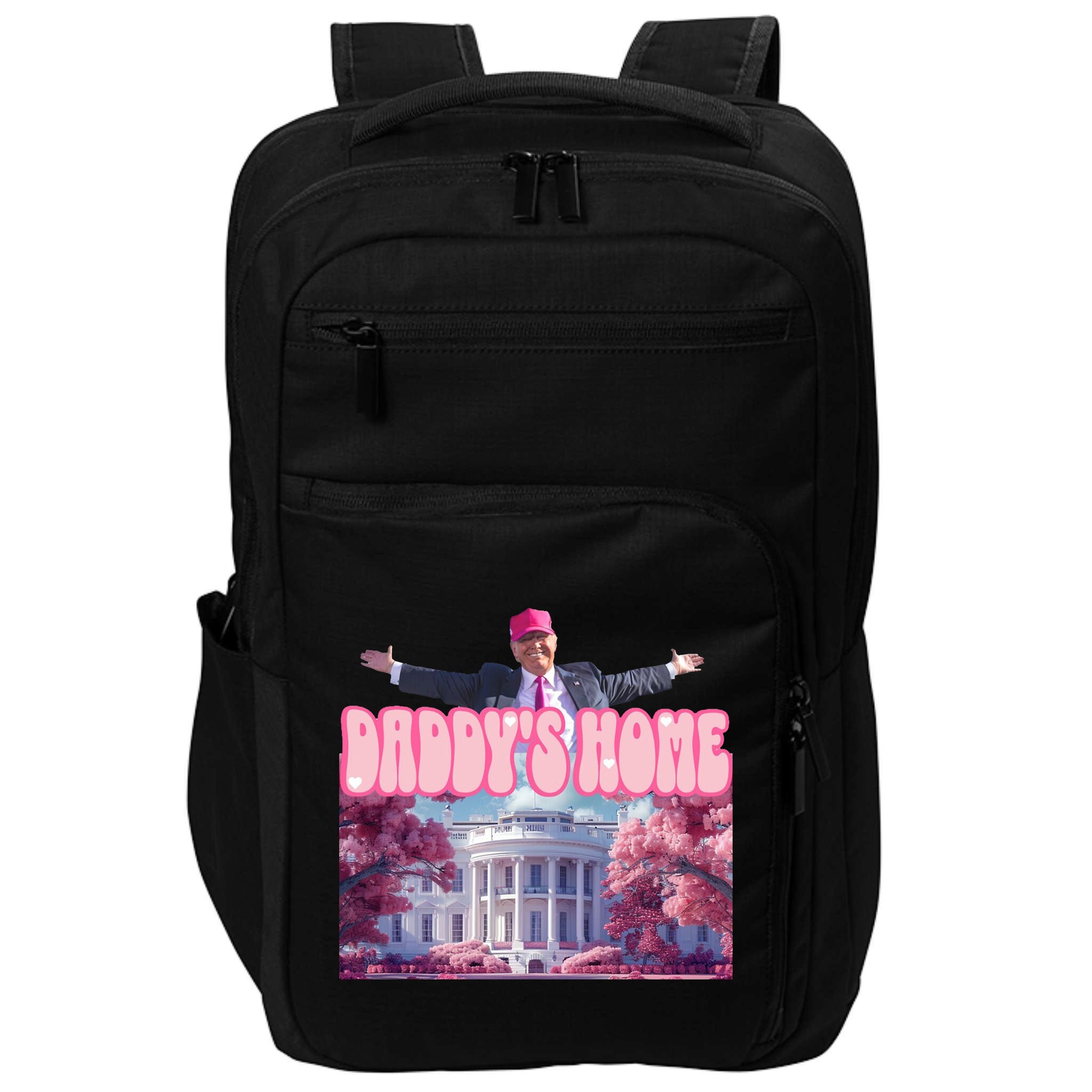 Trump 2024 Daddys Home Pink Classic Impact Tech Backpack