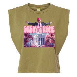 Trump 2024 Daddys Home Pink Classic Garment-Dyed Women's Muscle Tee