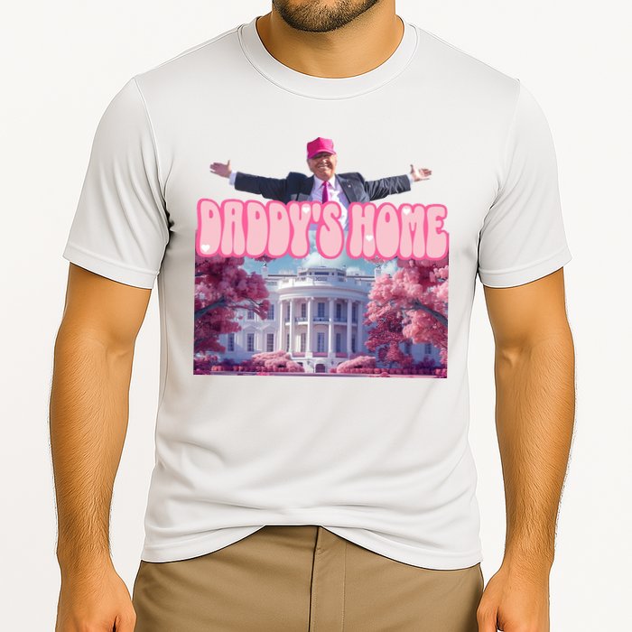 Trump 2024 Daddys Home Pink Classic Cooling Performance Crew T-Shirt