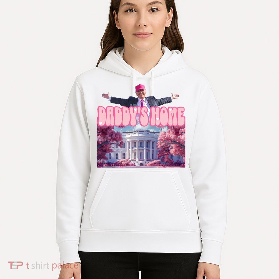 Trump 2024 Daddys Home Pink Classic Hoodie