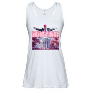 Trump 2024 Daddys Home Pink Classic Ladies Essential Flowy Tank