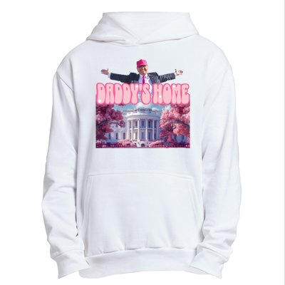 Trump 2024 Daddys Home Pink Classic Urban Pullover Hoodie