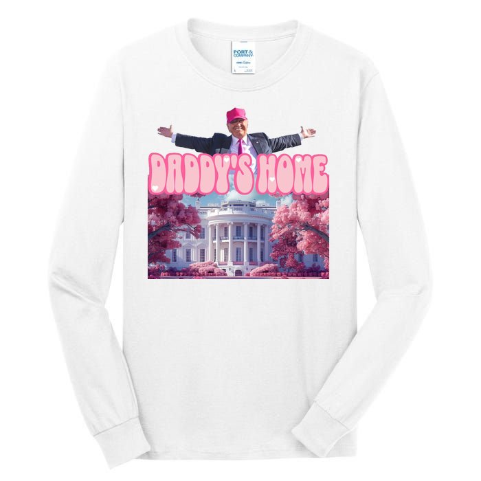 Trump 2024 Daddys Home Pink Classic Tall Long Sleeve T-Shirt