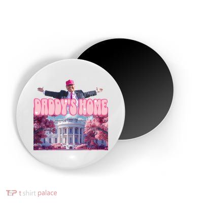 Trump 2024 Daddys Home Pink Classic Magnet