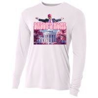 Trump 2024 Daddys Home Pink Classic Cooling Performance Long Sleeve Crew