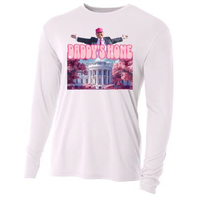 Trump 2024 Daddys Home Pink Classic Cooling Performance Long Sleeve Crew