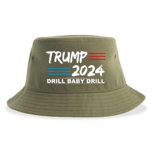 Trump 2024 Drill Baby Drill Sustainable Bucket Hat