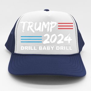 Trump 2024 Drill Baby Drill Trucker Hat