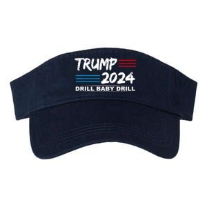 Trump 2024 Drill Baby Drill Valucap Bio-Washed Visor