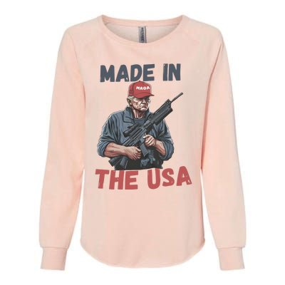 Trump 2024 Donald Trump Maga Republican Patriot Womens California Wash Sweatshirt