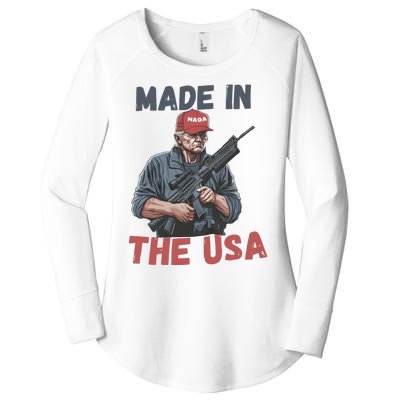 Trump 2024 Donald Trump Maga Republican Patriot Women's Perfect Tri Tunic Long Sleeve Shirt