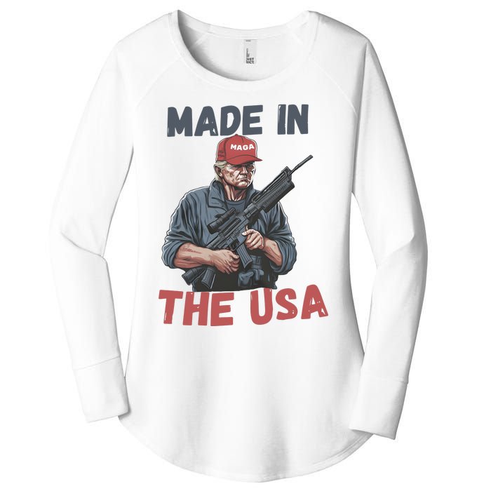 Trump 2024 Donald Trump Maga Republican Patriot Women's Perfect Tri Tunic Long Sleeve Shirt