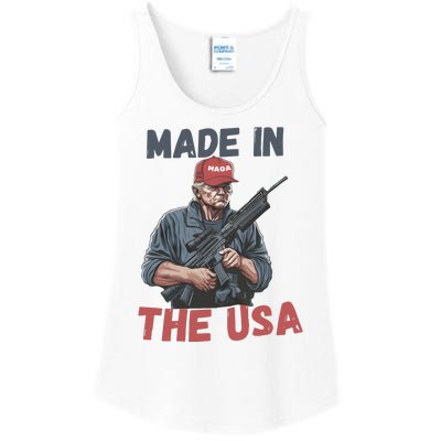 Trump 2024 Donald Trump Maga Republican Patriot Ladies Essential Tank