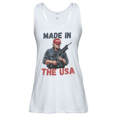 Trump 2024 Donald Trump Maga Republican Patriot Ladies Essential Flowy Tank