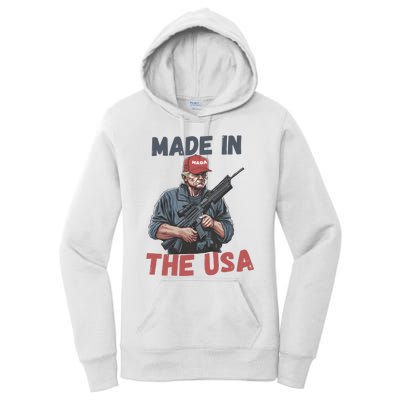 Trump 2024 Donald Trump Maga Republican Patriot Women's Pullover Hoodie