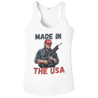 Trump 2024 Donald Trump Maga Republican Patriot Ladies PosiCharge Competitor Racerback Tank