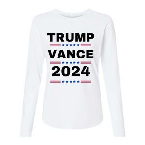 Trumpvance 2024 Election 2024 Womens Cotton Relaxed Long Sleeve T-Shirt