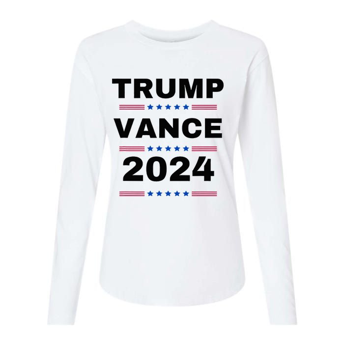 Trumpvance 2024 Election 2024 Womens Cotton Relaxed Long Sleeve T-Shirt