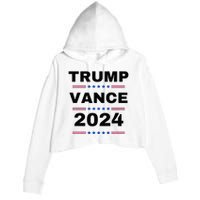 Trumpvance 2024 Election 2024 Crop Fleece Hoodie