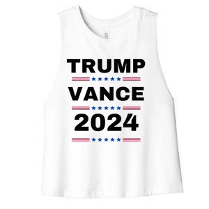 Trumpvance 2024 Election 2024 Women's Racerback Cropped Tank