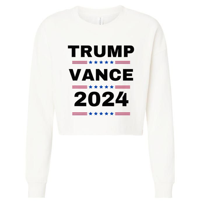 Trumpvance 2024 Election 2024 Cropped Pullover Crew