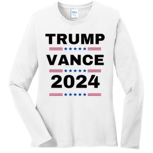 Trumpvance 2024 Election 2024 Ladies Long Sleeve Shirt