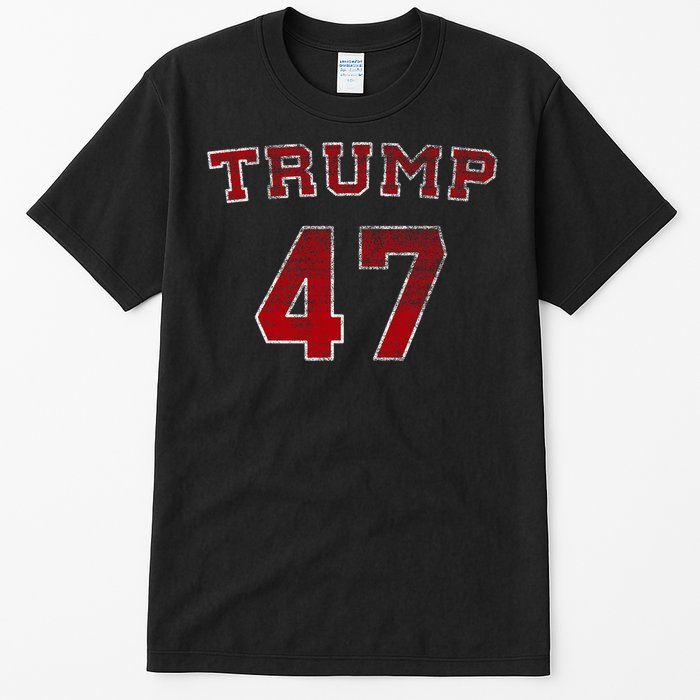 Trump 2024 Election 47 Victory Win President Inauguration Tall T-Shirt