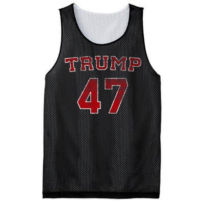 Trump 2024 Election 47 Victory Win President Inauguration Mesh Reversible Basketball Jersey Tank