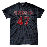 Trump 2024 Election 47 Victory Win President Inauguration Tie-Dye T-Shirt