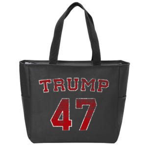 Trump 2024 Election 47 Victory Win President Inauguration Zip Tote Bag